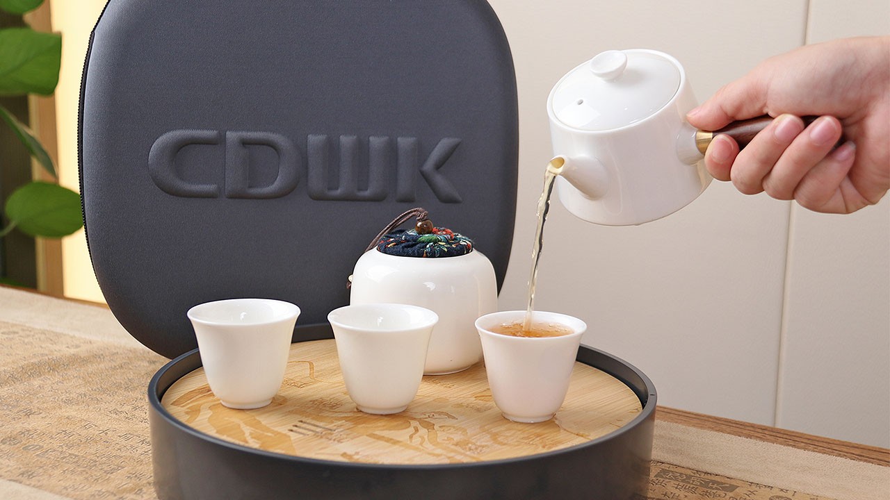 新品上市 | CDWK創(chuàng)點 天行健便攜式茶具套裝，即提即走的茶道儀式感！